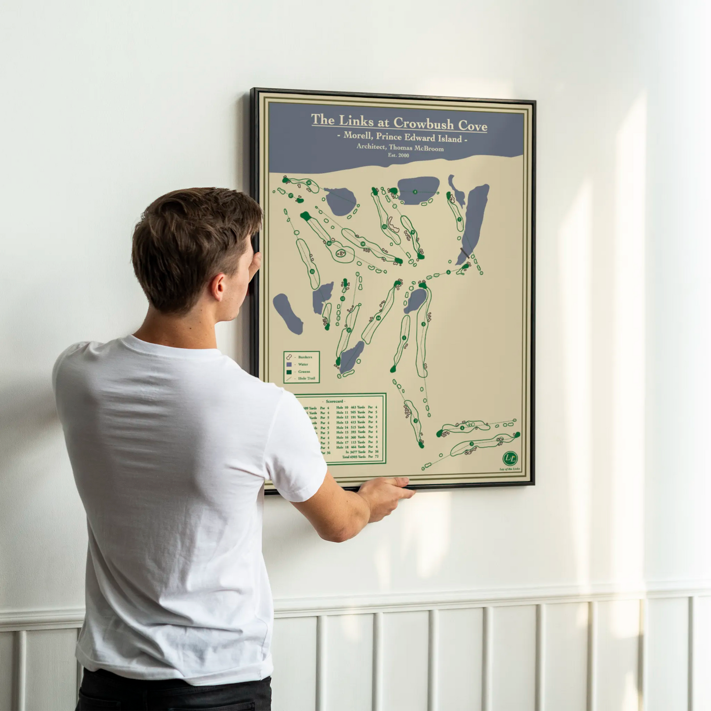 Golf Course Print - The Links at Crowbush Cove