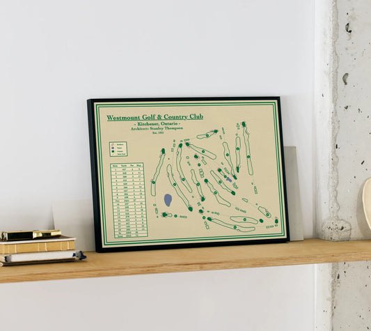 Westmount Course Map Print - Ontario