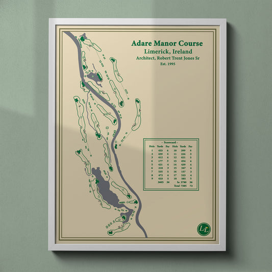 Adare Manor Course Map