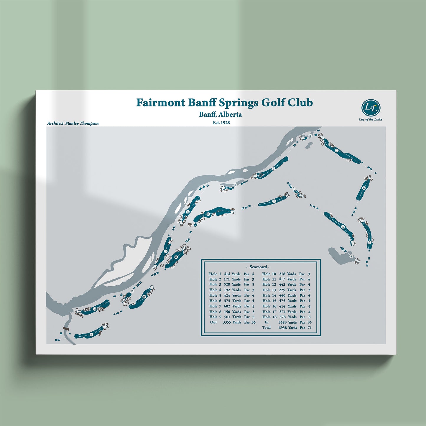 Fairmont Banff Springs Course Map
