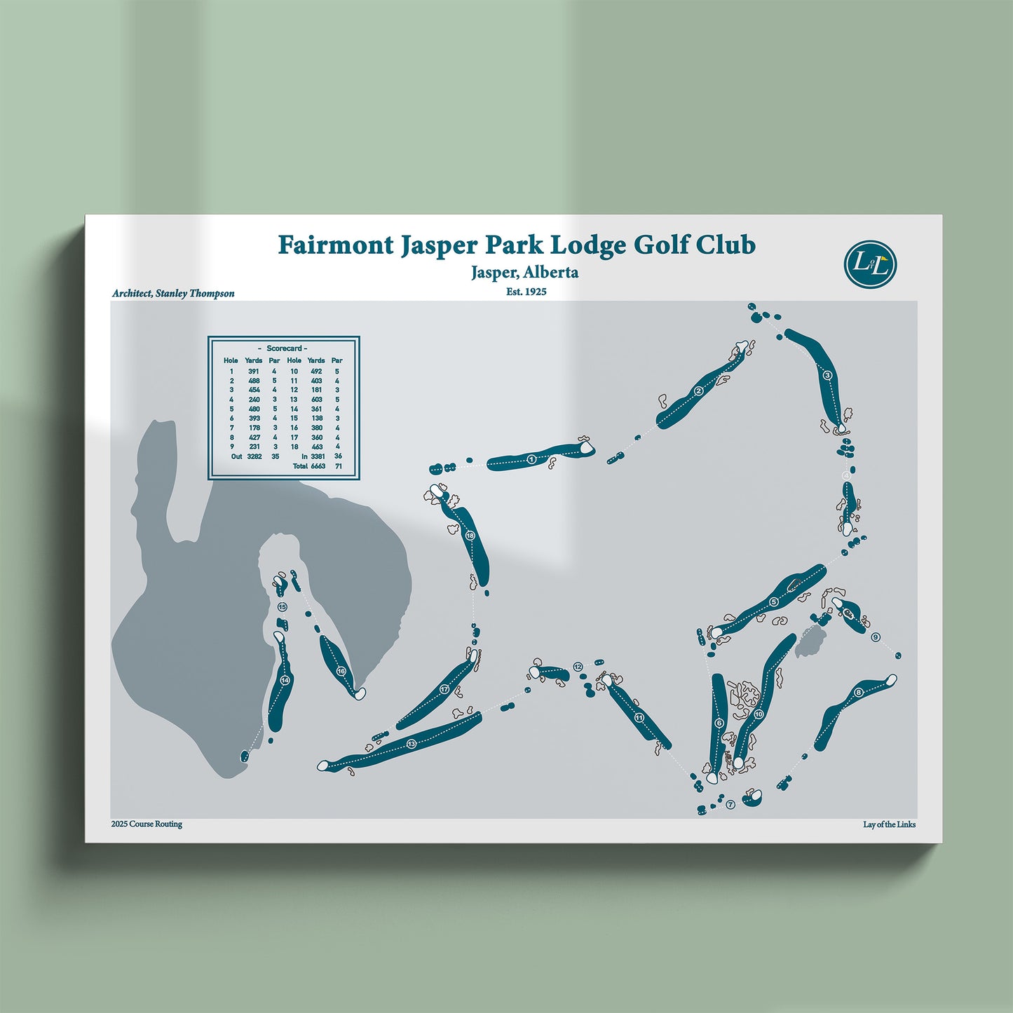 Fairmont Jasper Park Course Map