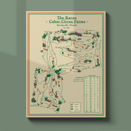 The Karoo - Cabot Citrus Farms Course Map