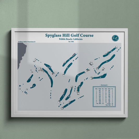 Spyglass Hill Course Map