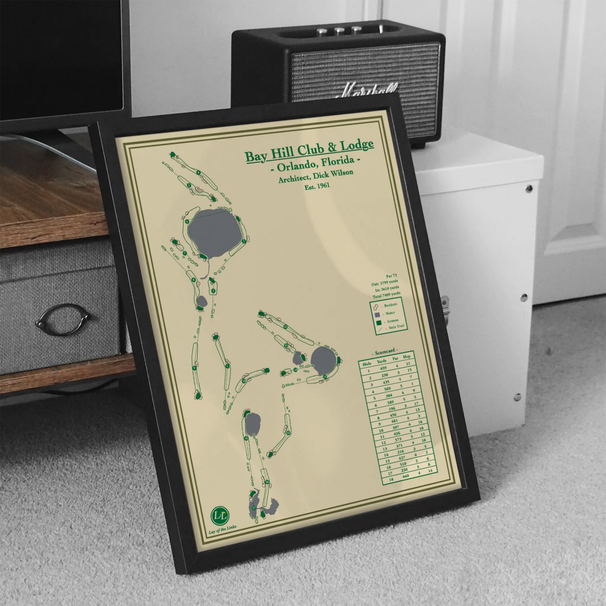 Bay-Hill-Club-And-Lodge-Course-Map-Print