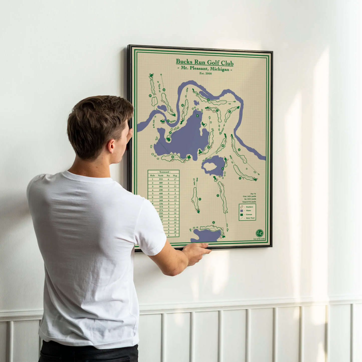 Golf Course Blueprints - Bucks Run Golf Club, Michigan