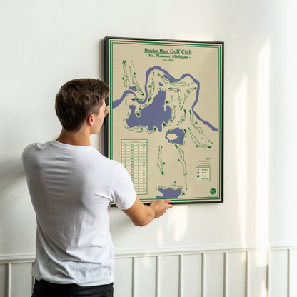 Golf Course Blueprints - Bucks Run Golf Club, Michigan
