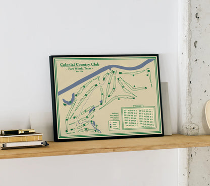 Colonial Country Club - Golf Print in Texas