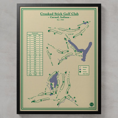 Golf Course Prints - Crooked Stick Golf Club