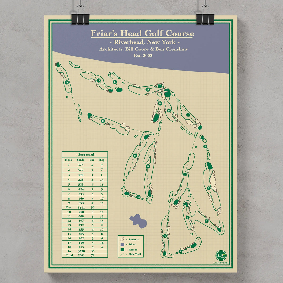 Golf Course Prints - Friars Head Golf Course