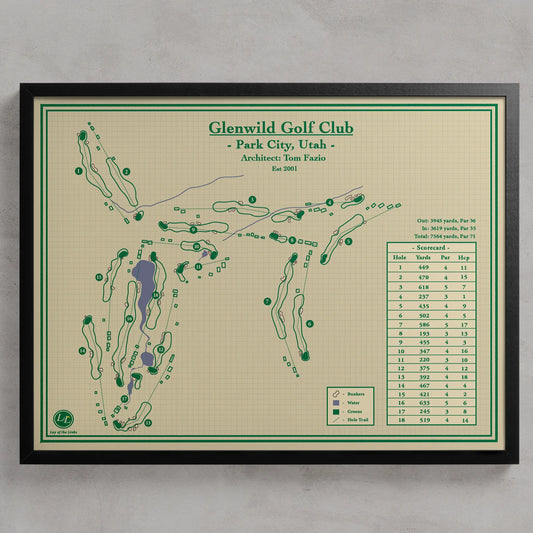 Golf Course Prints - Glenwild Golf Club in Park City, Utah
