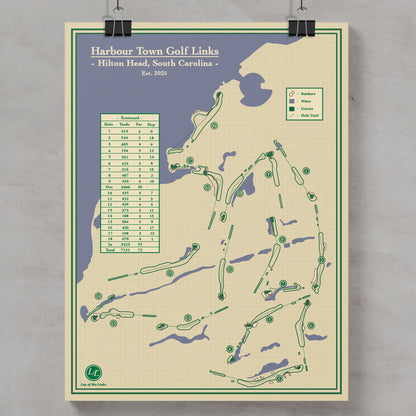Golf Course Print  Harbour Town Golf Links | Hilton Head Art
