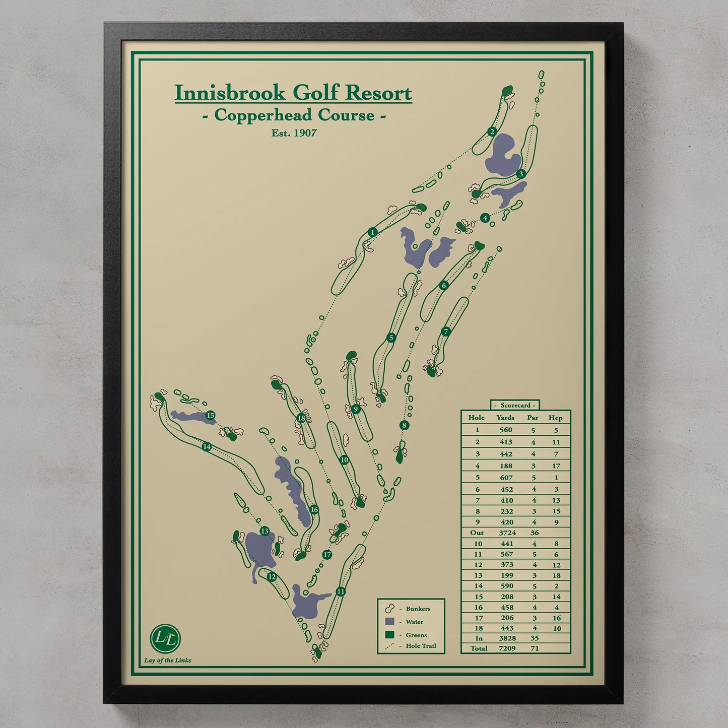 Golf Course Print - Innisbrook Copperhead Course