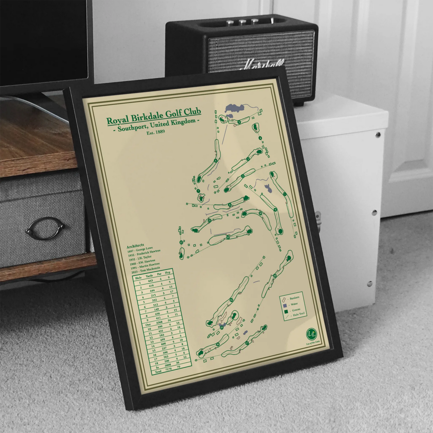Golf Course Print - Royal Birkdale Golf Club - United Kingdom