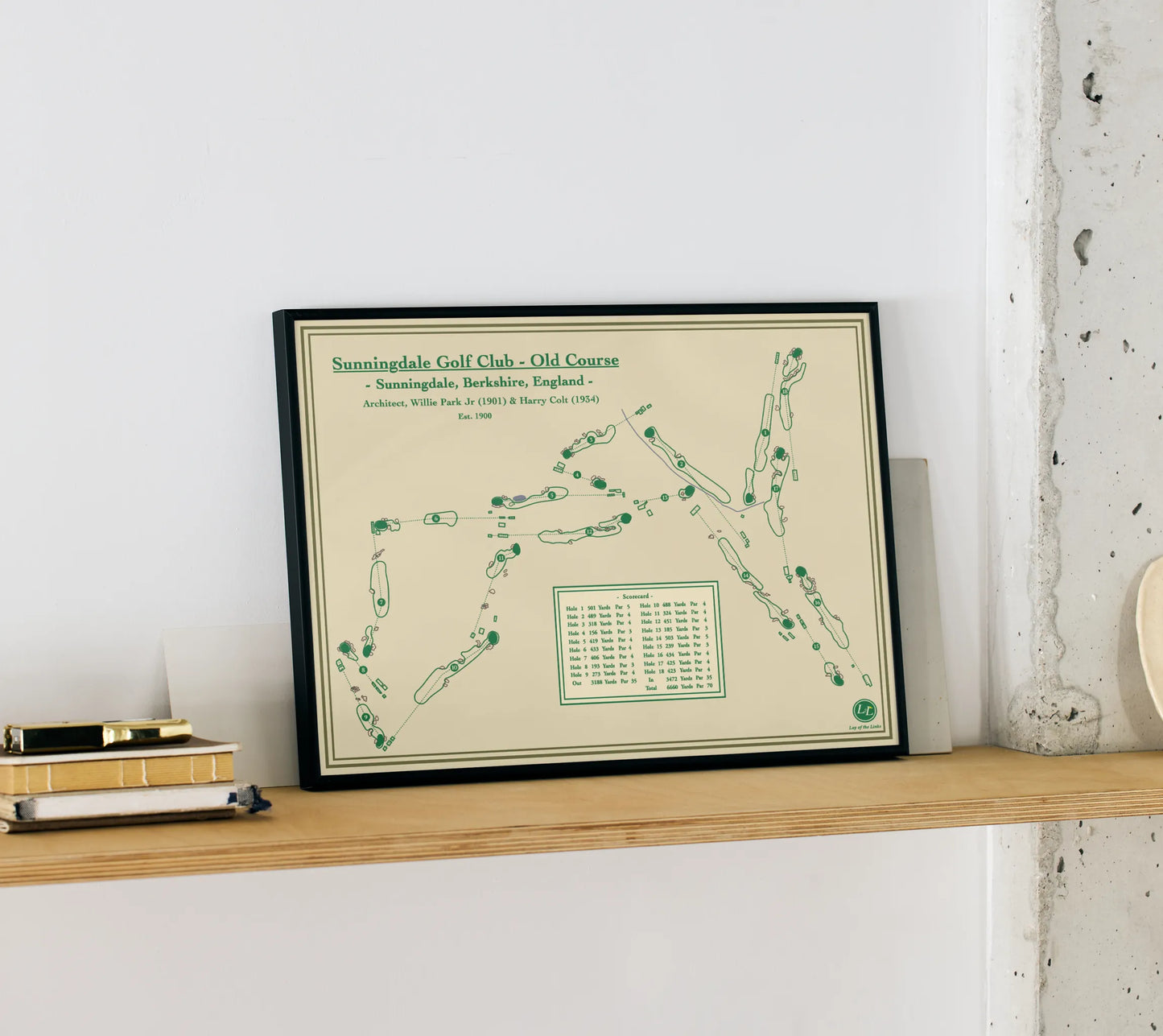 Sunningdale Golf Club's Old Course in England Art