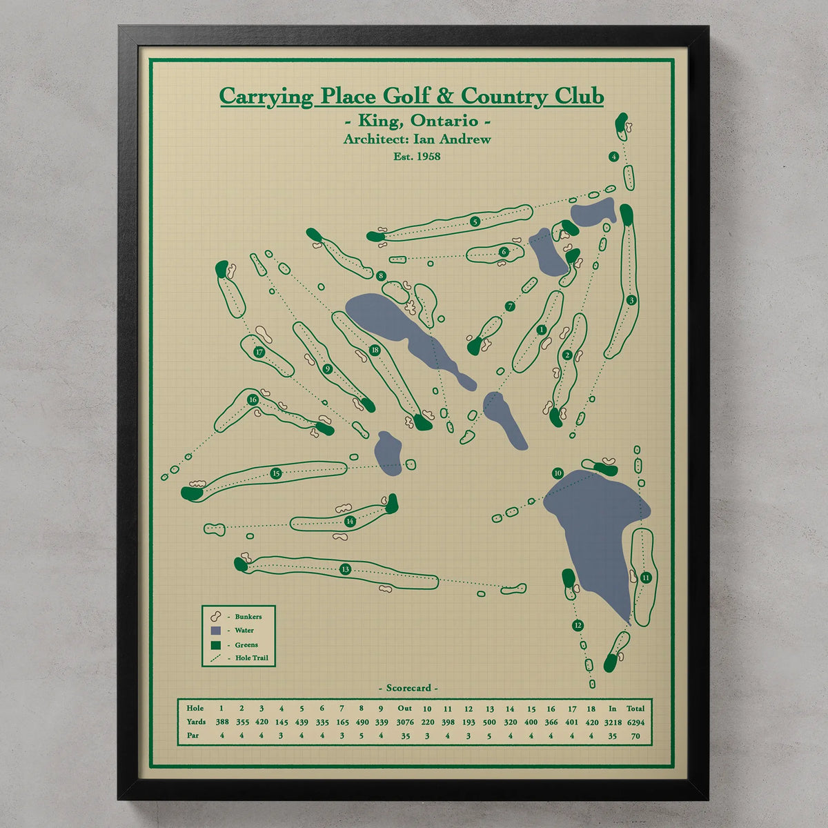 Golf Course Prints - Carrying Place Golf and Country Club in King, Ontario