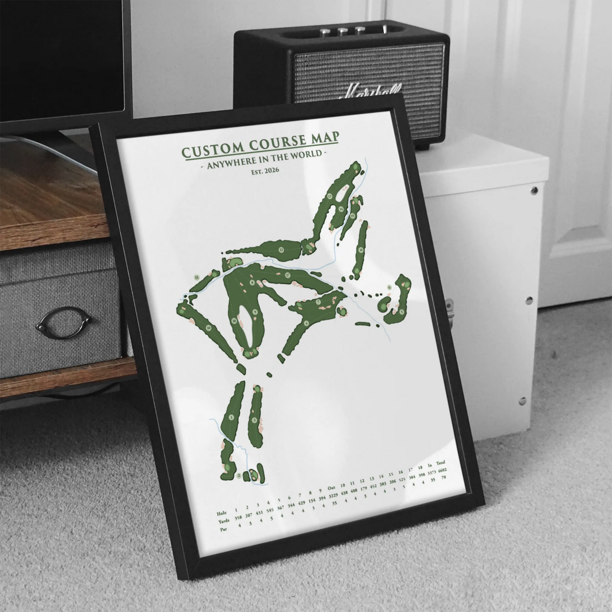 Golf Course Prints - Custom Links Series