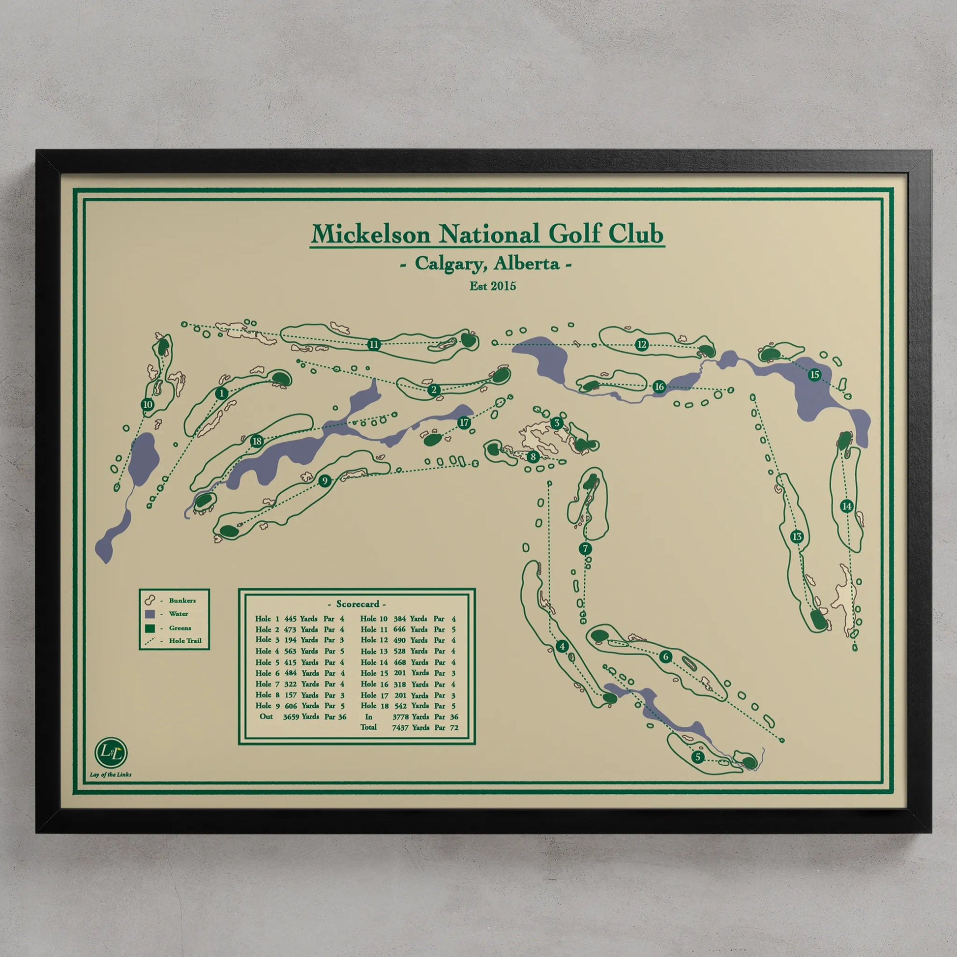 Golf Course Prints - Mickelson National Golf Club