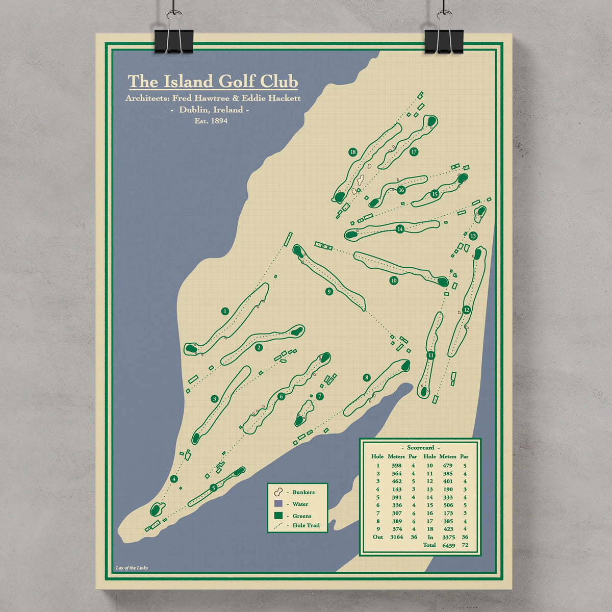 Golf Course Prints - The Island Golf Club in Ireland