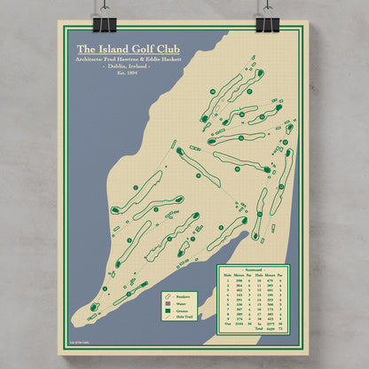 Golf Course Prints - The Island Golf Club in Ireland