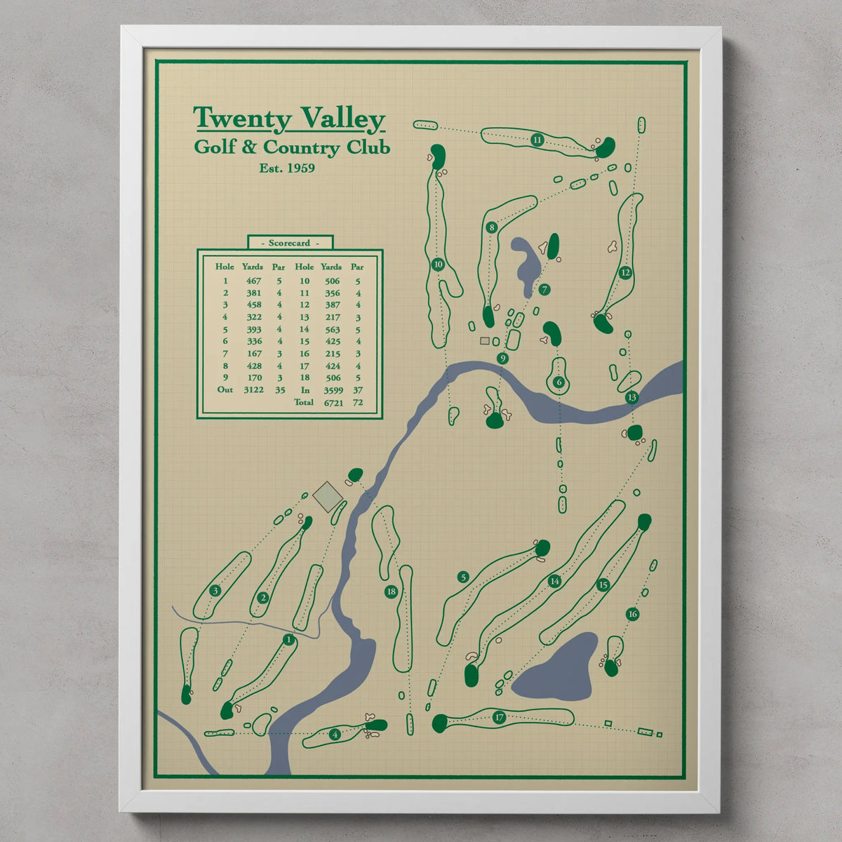 Golf Course Prints - Twenty Valley Golf and Country Club in Vineland, Ontario