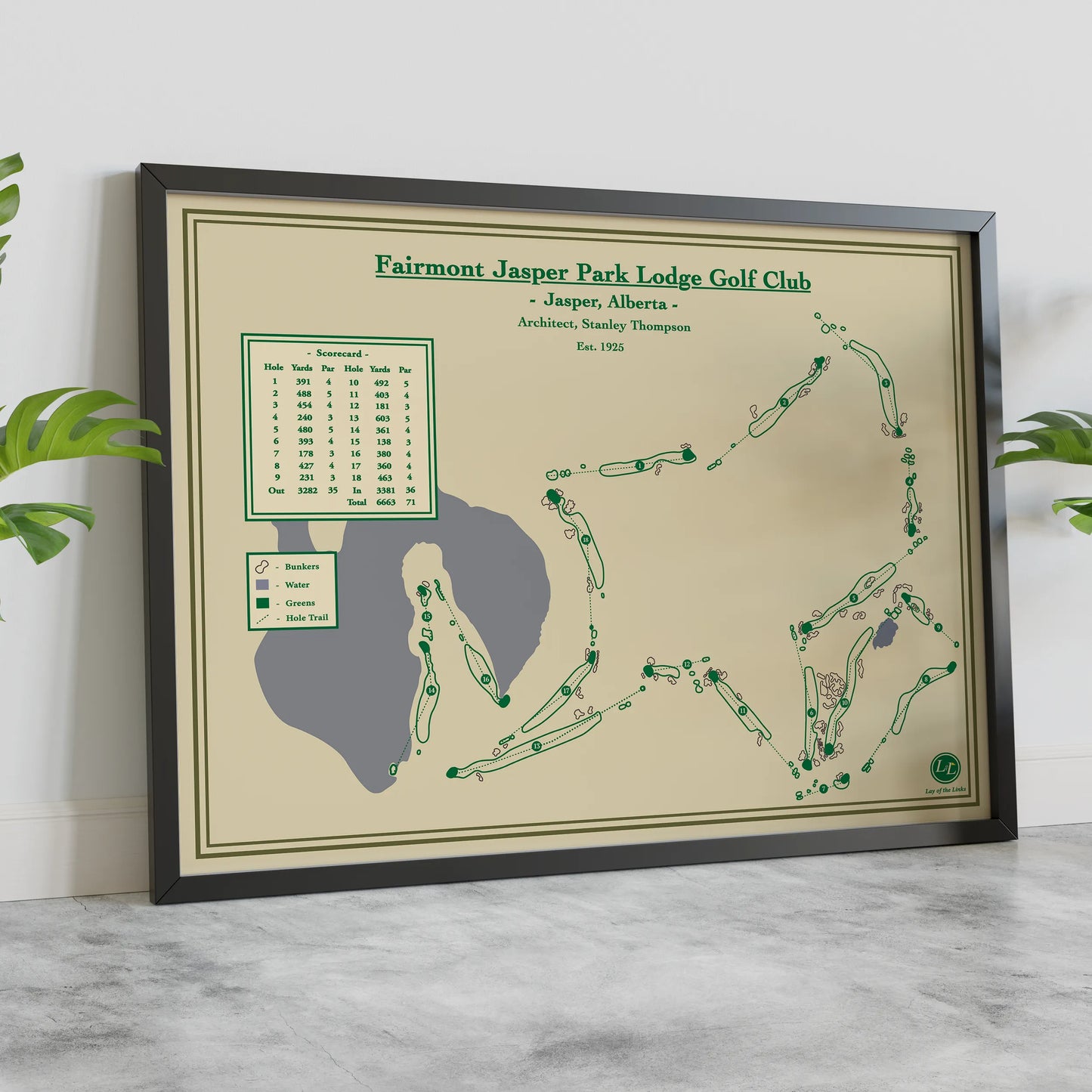 Fairmont Jasper Park Lodge Golf Club - Golf Course Blueprints