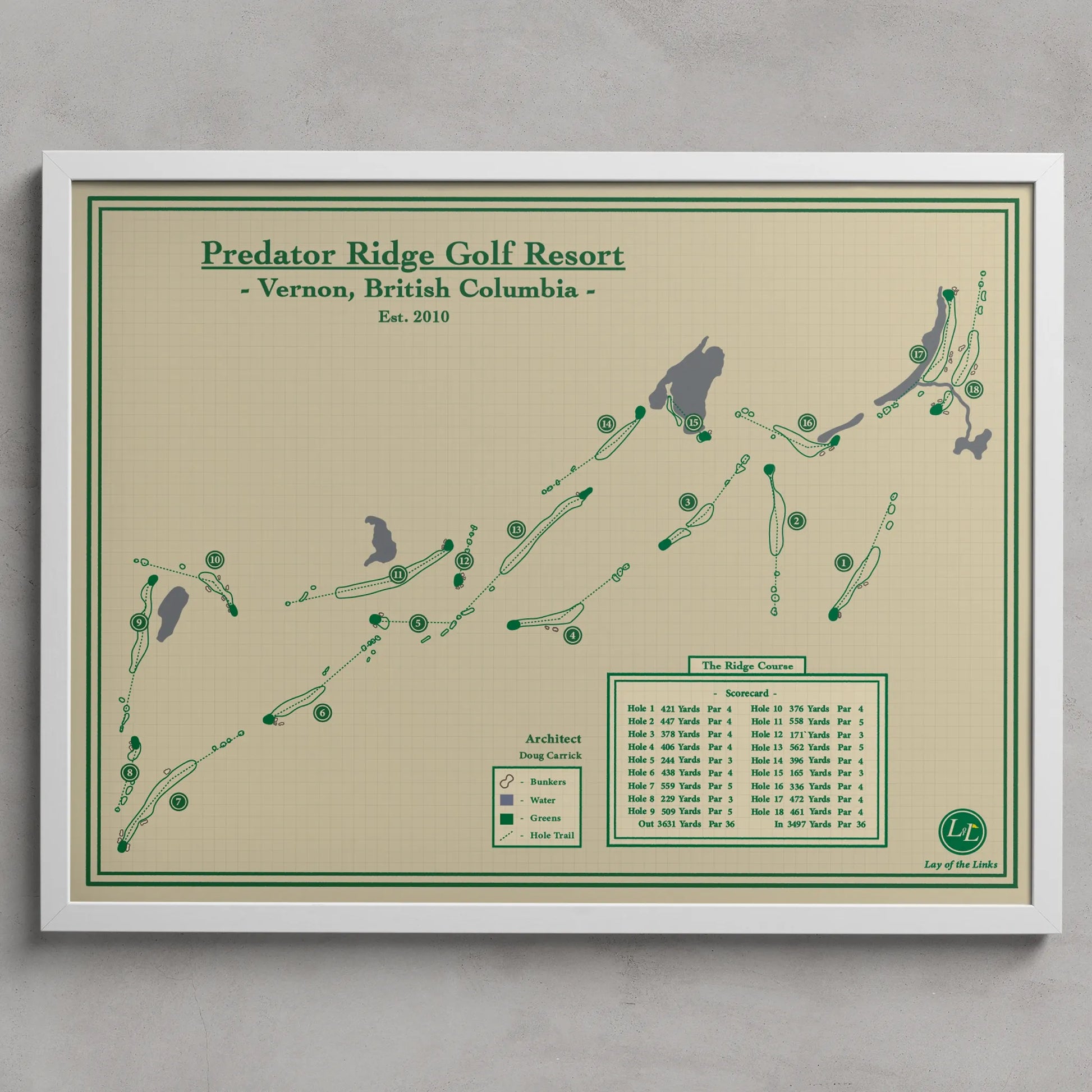 Golf Course Prints - Predator Ridge Golf Resort, Vernon, British Columbia