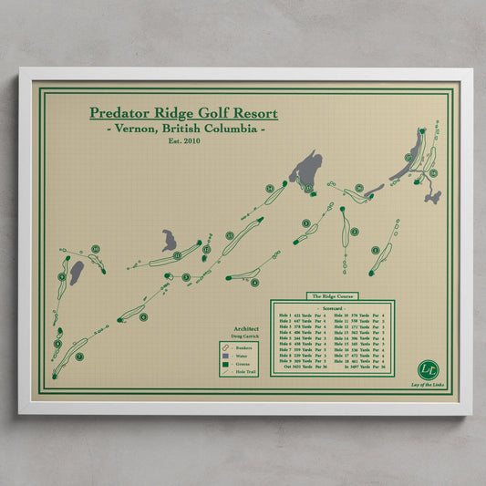 Golf Course Prints - Predator Ridge Golf Resort, Vernon, British Columbia
