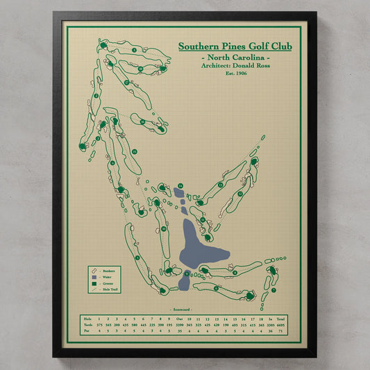 Golf Prints - Southern Pines Golf Club in North Carolina