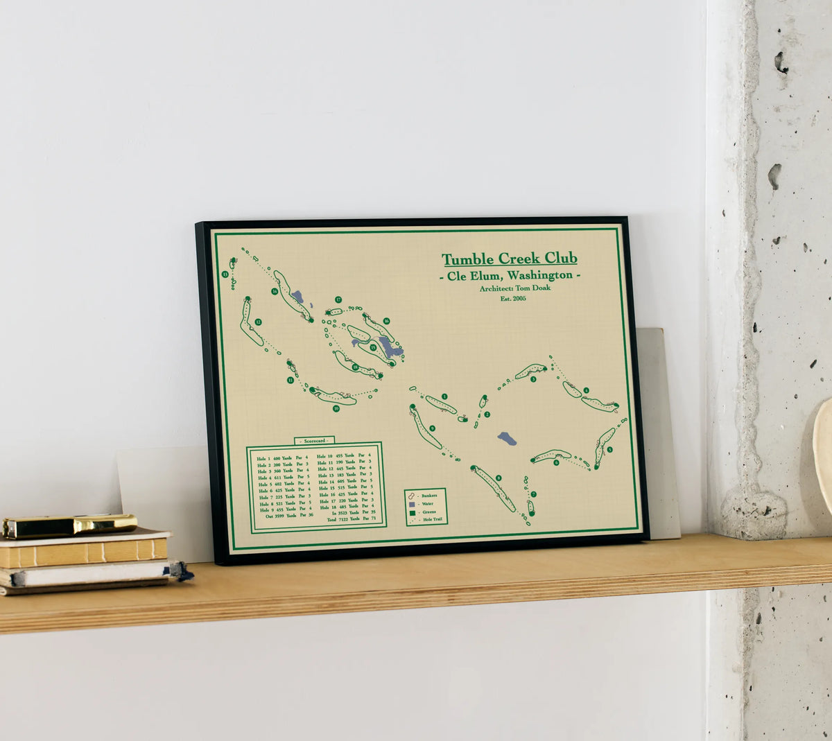 Tumble Creek Club - Course Map Print 