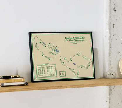 Tumble Creek Club - Course Map Print 