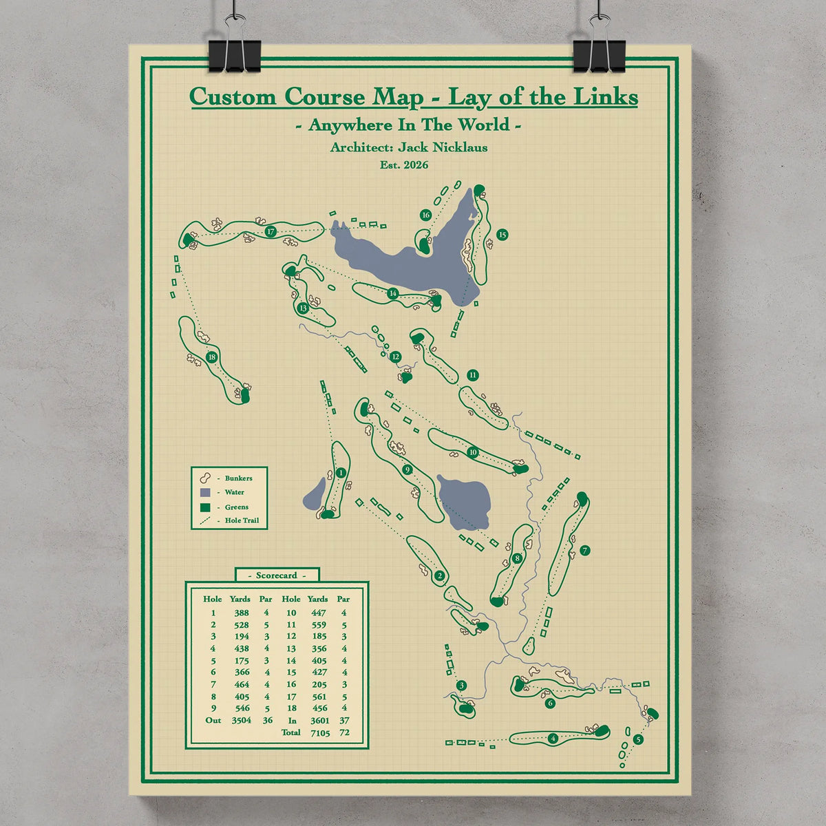 Custom - Blueprint Course Map