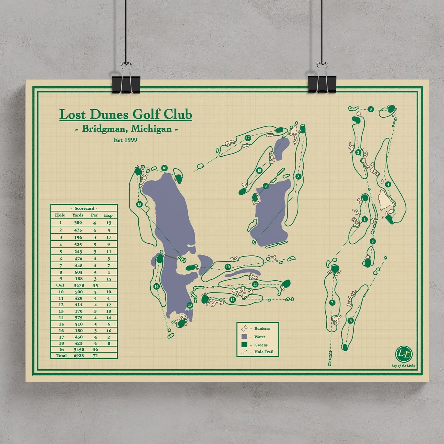 Golf Course Prints - Lost Dunes Golf Club