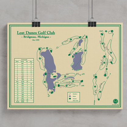 Golf Course Prints - Lost Dunes Golf Club