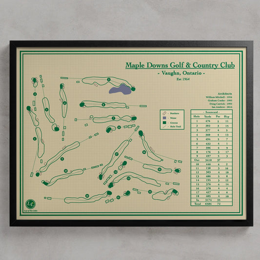 Golf Course Prints - Maple Downs Golf and Country Club