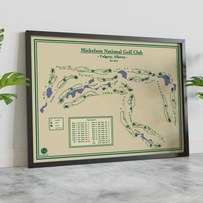 Mickelson National - Golf Map Blueprint