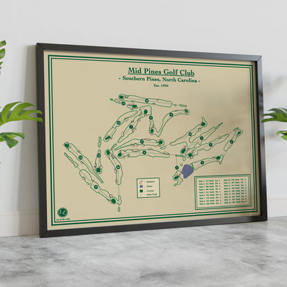 Golf Course Prints - Mid Pines Golf Club