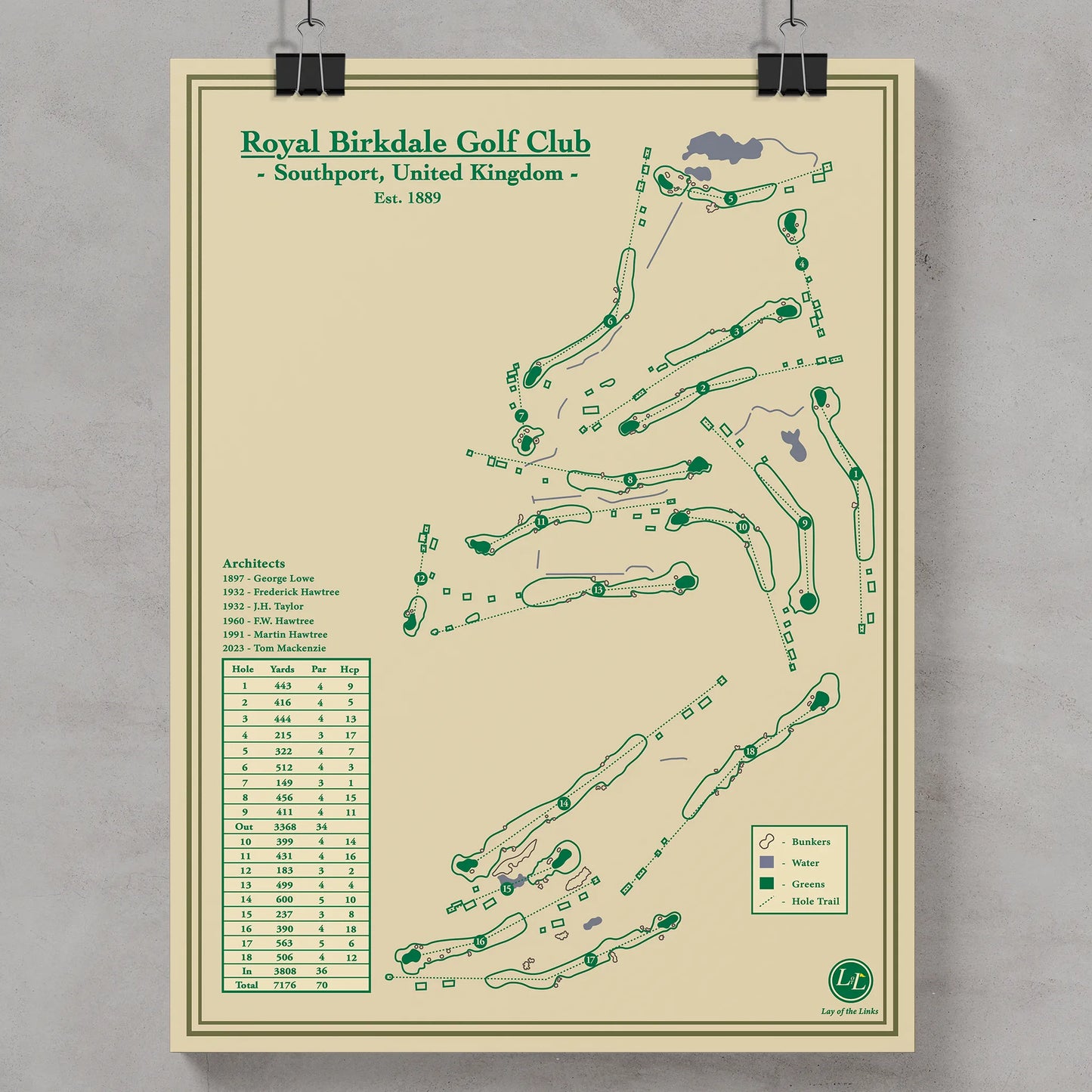Royal Birkdale Golf Club - Golf Course Prints