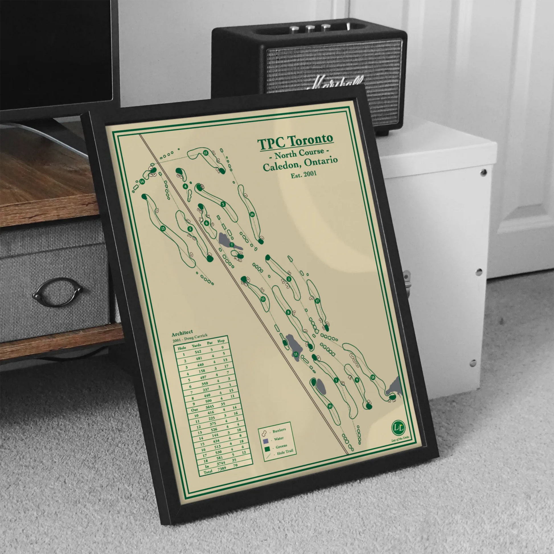 TPC Toronto North Course Map Print host of the RBC Canadian Open
