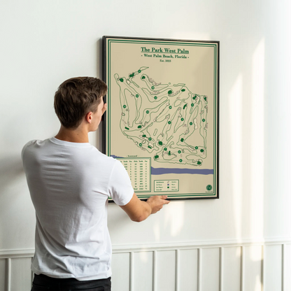 Golf Course Prints - The Park West Palm
