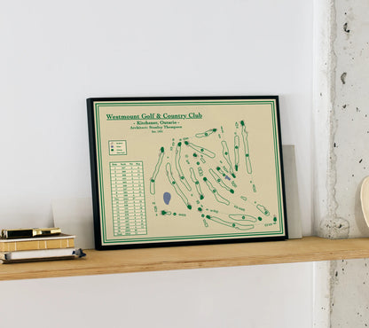 Westmount Course Map Print - Ontario