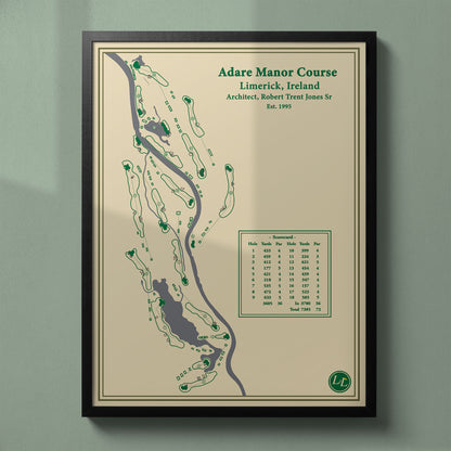Adare Manor Course Map