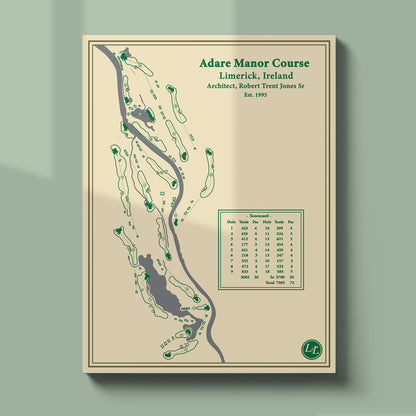 Adare Manor Course Map
