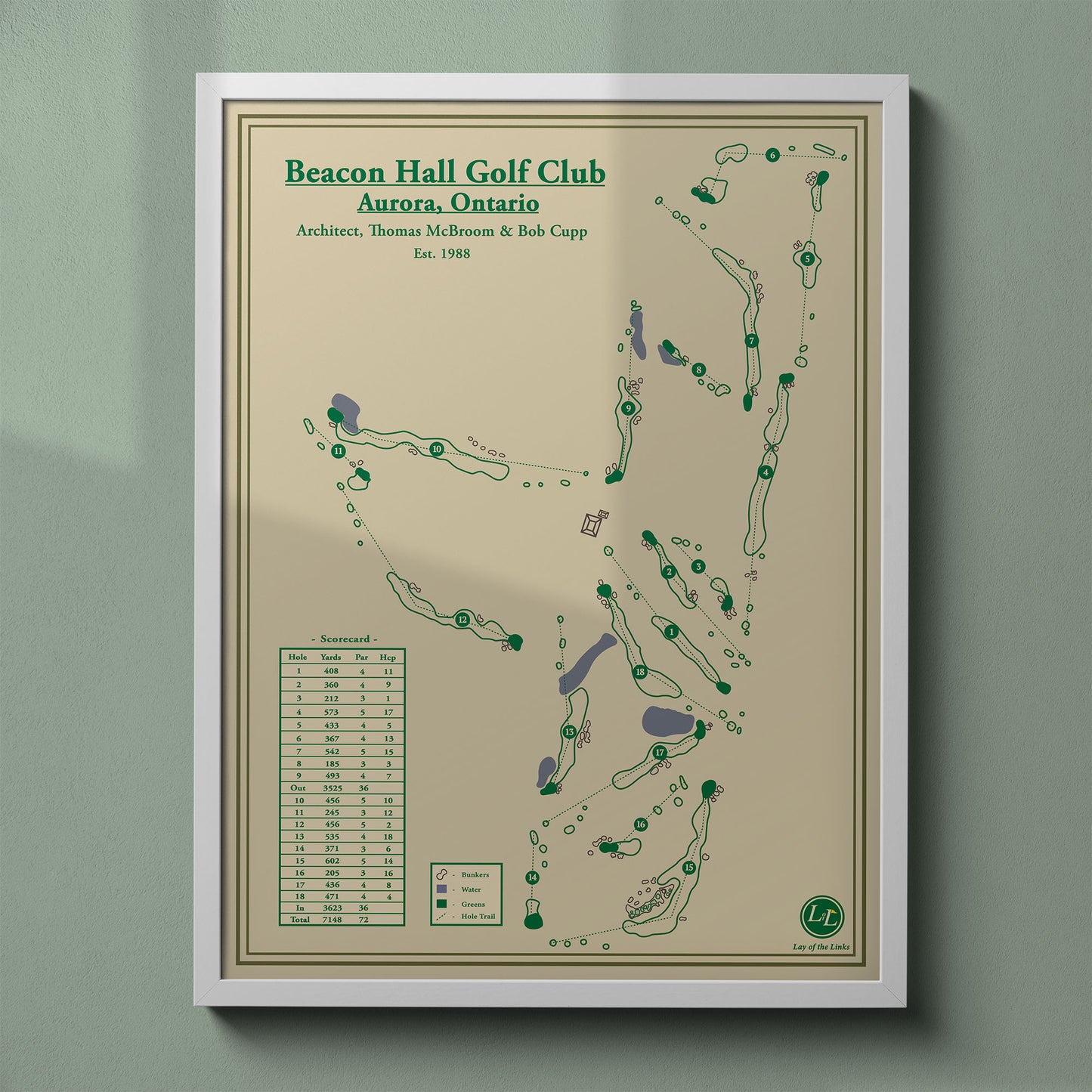 Beacon Hall Course Map