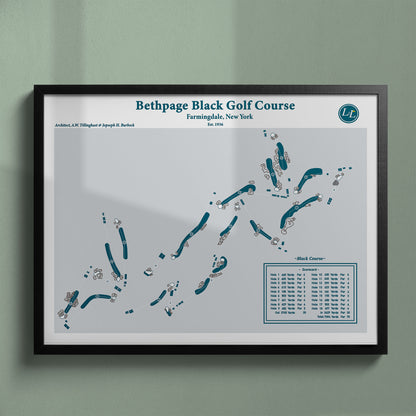 Bethpage Black Course Map