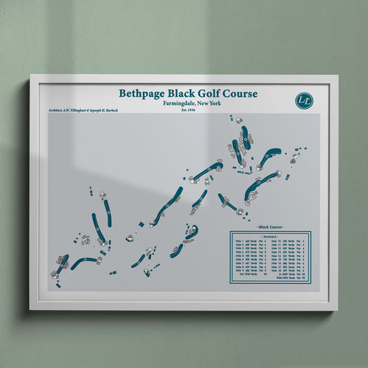 Bethpage Black Course Map