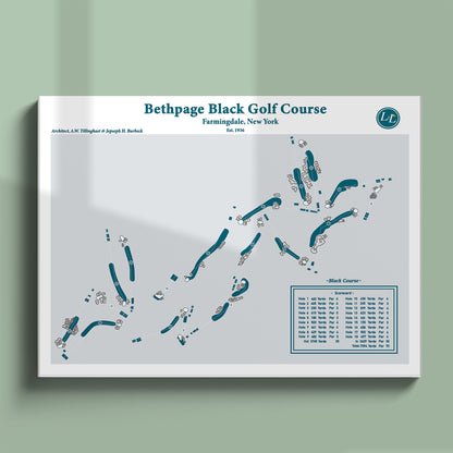 Bethpage Black Course Map
