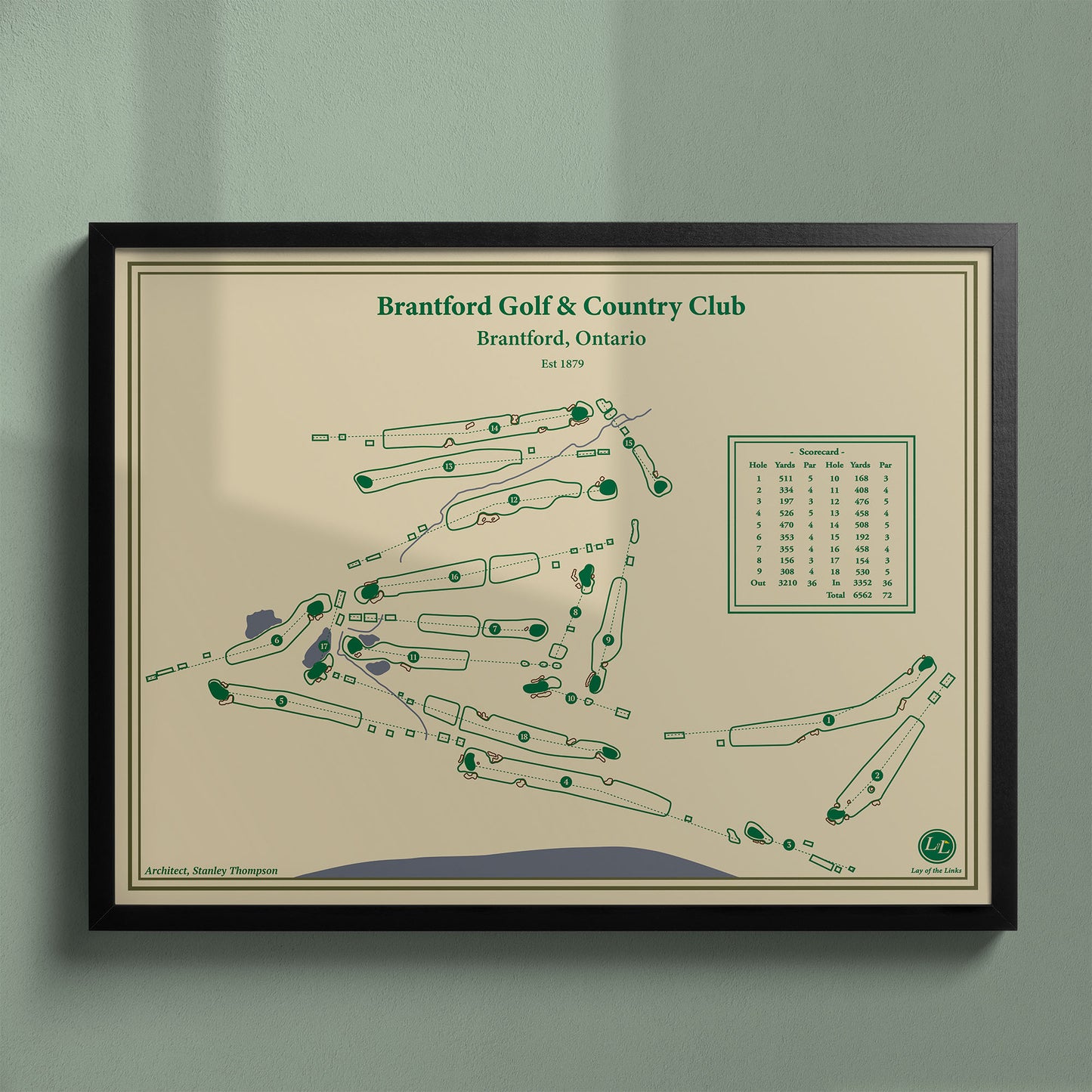 Brantford Course Map