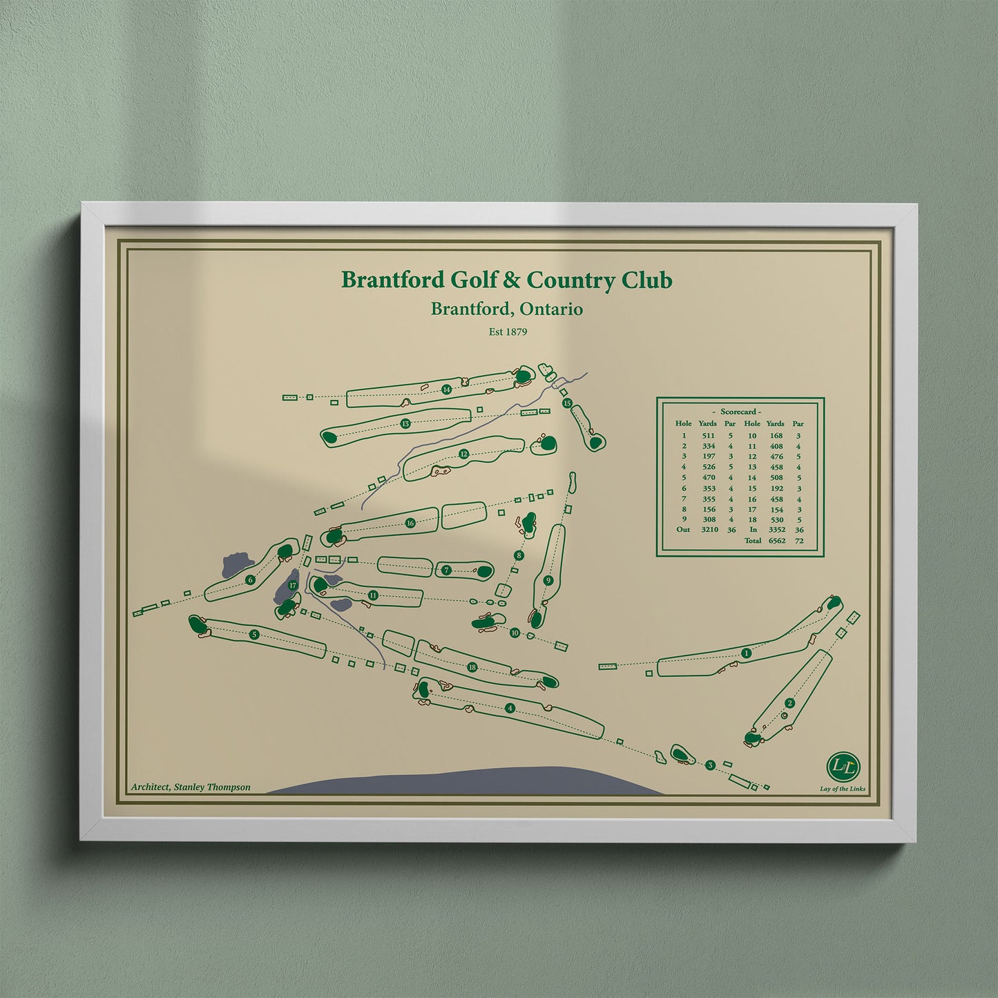 Brantford Course Map