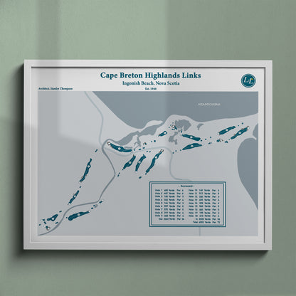 Cape Breton Highlands Links Course Map