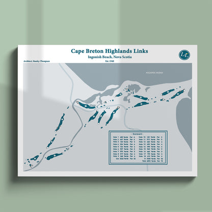 Cape Breton Highlands Links Course Map